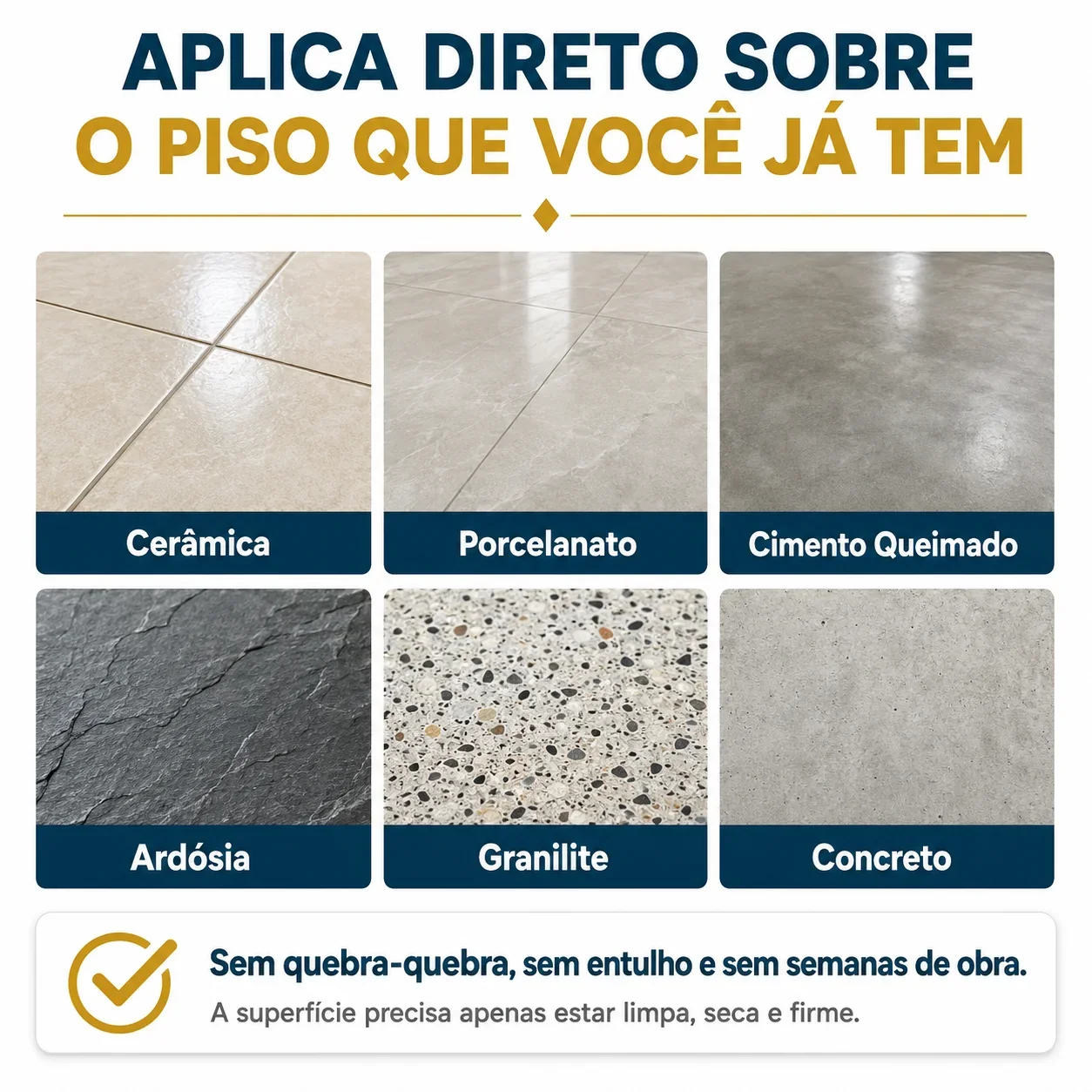 Superfícies compatíveis com o revestimento